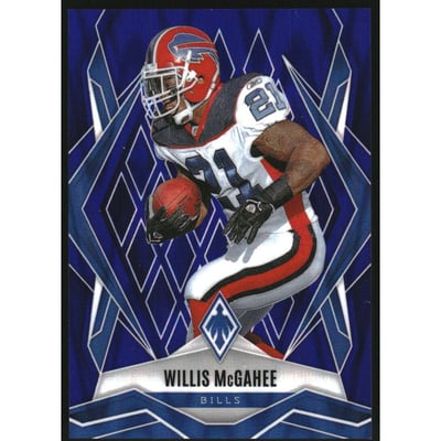 2025 Panini Phoenix Blue Seismic #64 Willis McGahee