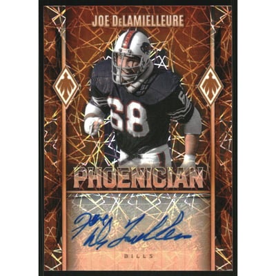 2025 Panini Phoenix Phoenician Penmanship Lazer #97 Joe DeLamielleure