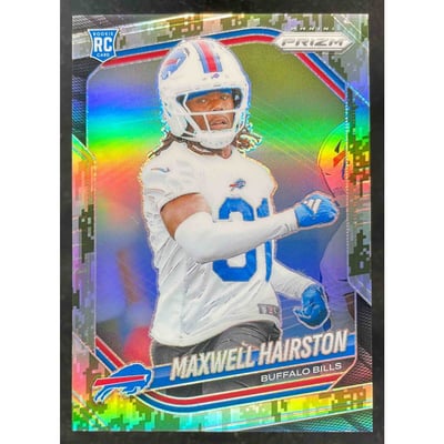 2025 Panini Prizm Forest Camo Prizm #360 Maxwell Hairston RC /15