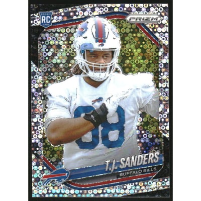 2025 Panini Prizm Prizms No Huddle #338 T.J. Sanders