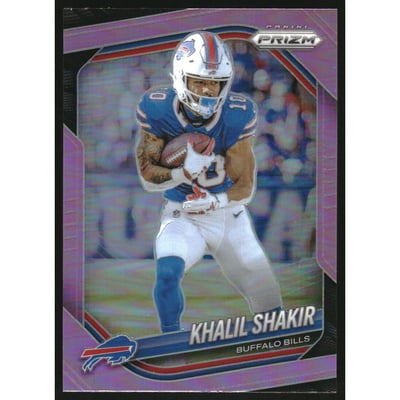 2025 Panini Prizm Prizms Pink #116 Khalil Shakir