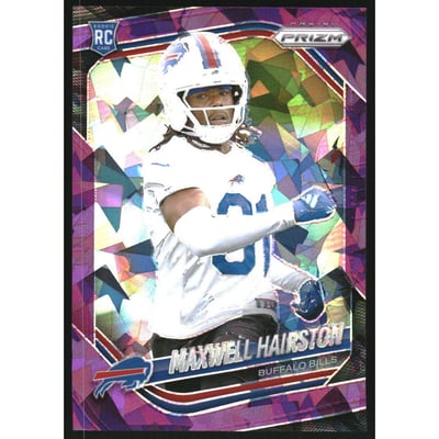 2025 Panini Prizm Prizms Purple Ice #360 Maxwell Hairston