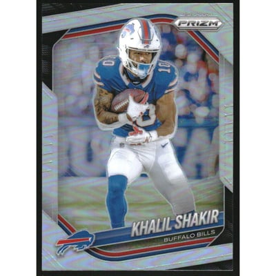 2025 Panini Prizm Prizms Silver #116 Khalil Shakir