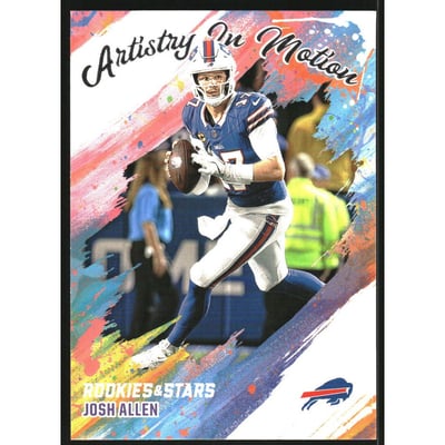 2025 Rookies and Stars Artistry in Motion #3 Josh Allen