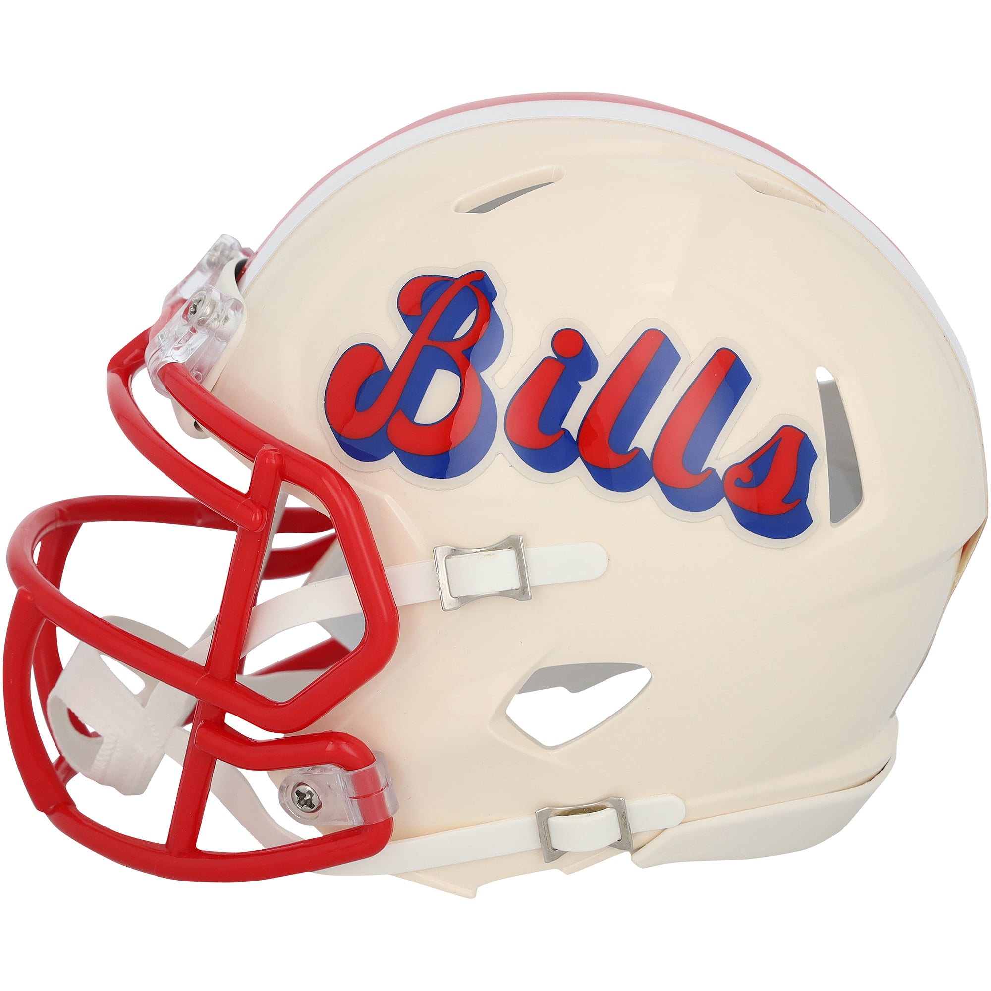 Casque miniature rétro Riddell Speed ​​autographié par Andre Reed des Buffalo Bills avec inscription « HOF 14 »