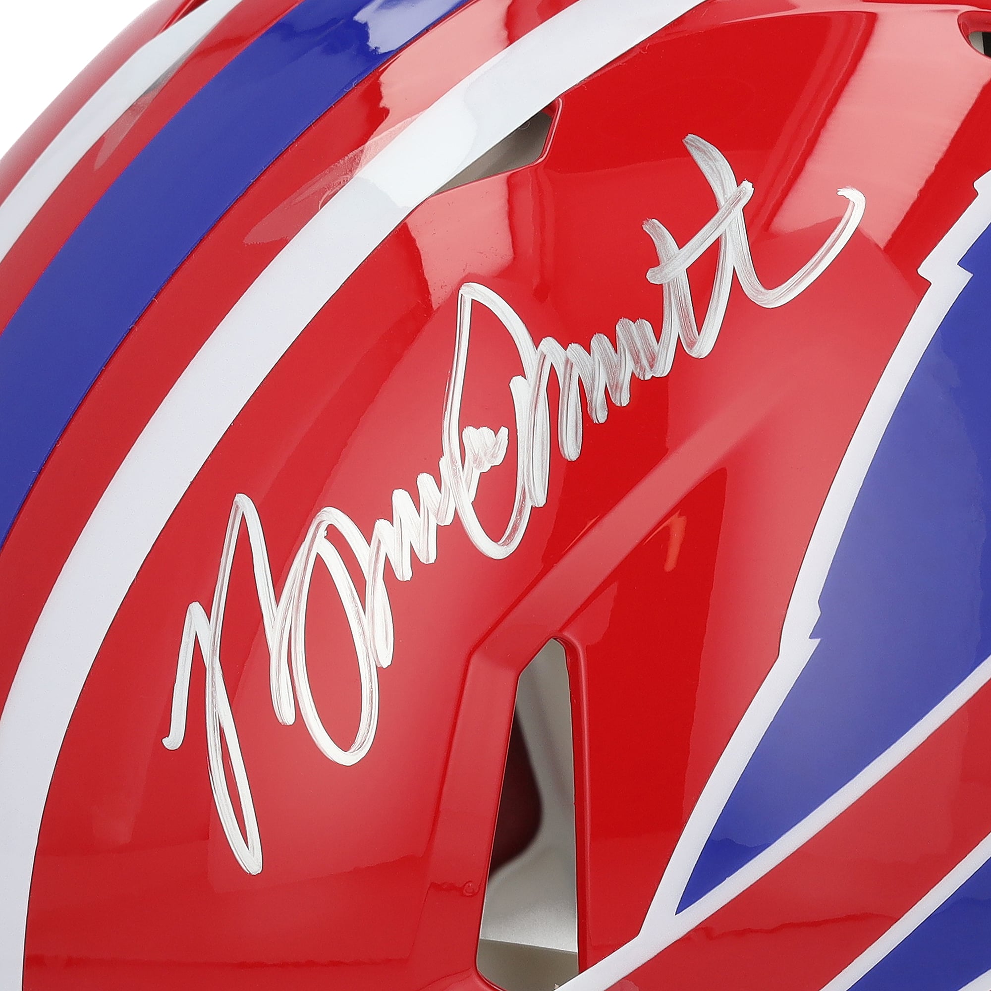 Bruce Smith Buffalo Bills Autographed Riddell 1987-2001 Throwback Speed Authentic Helmet