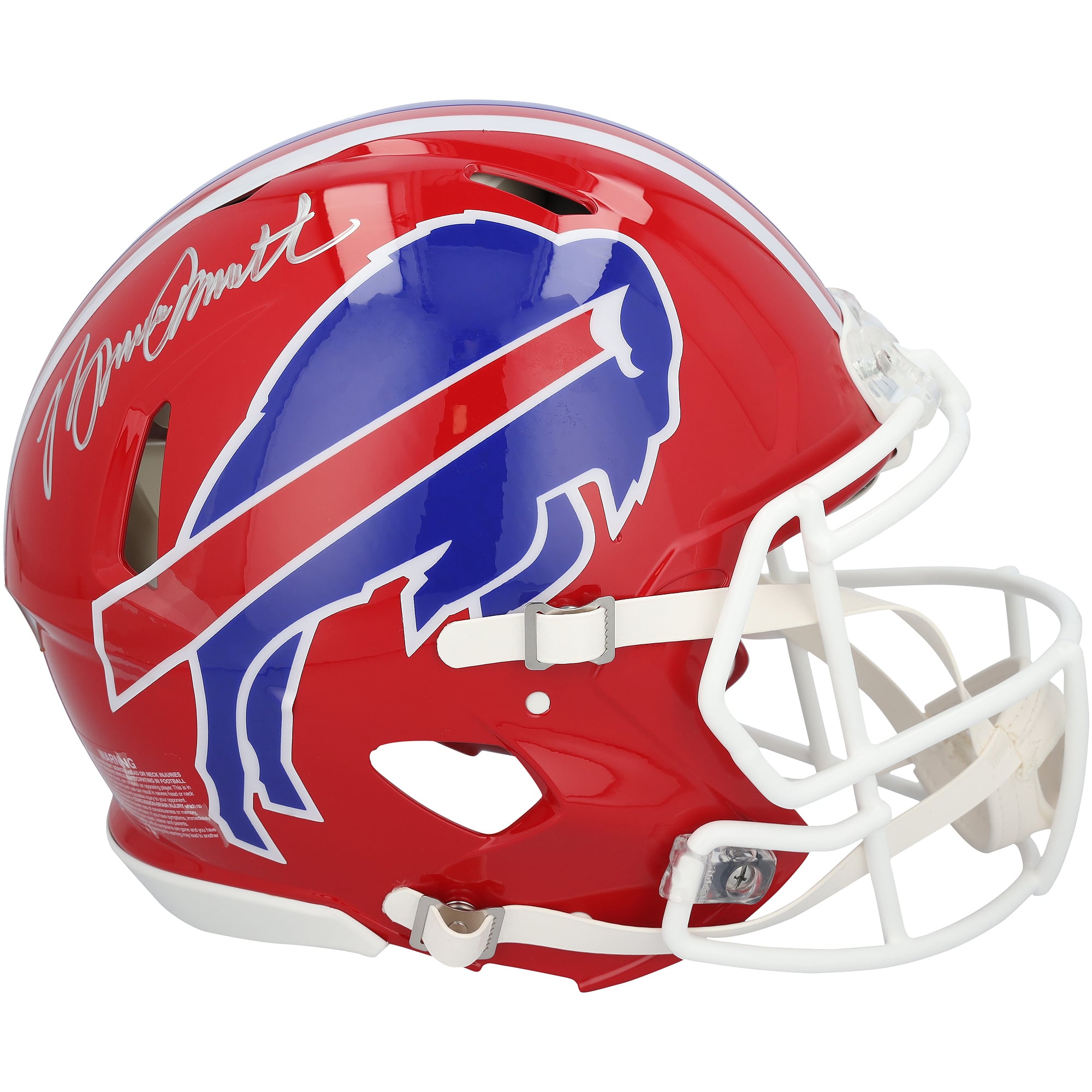 Bruce Smith Buffalo Bills Autographed Riddell 1987-2001 Throwback Speed Authentic Helmet