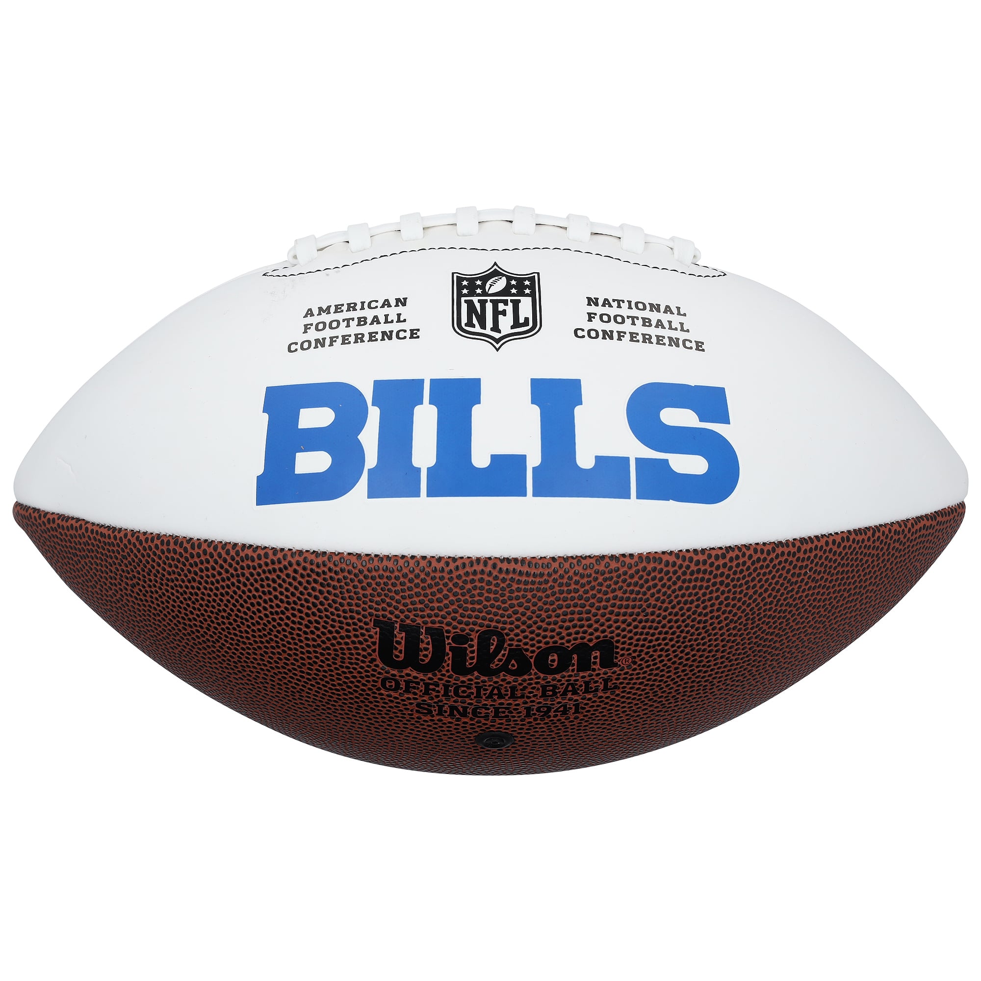 Bruce Smith Buffalo Bills Autographed Wilson White Panel Football