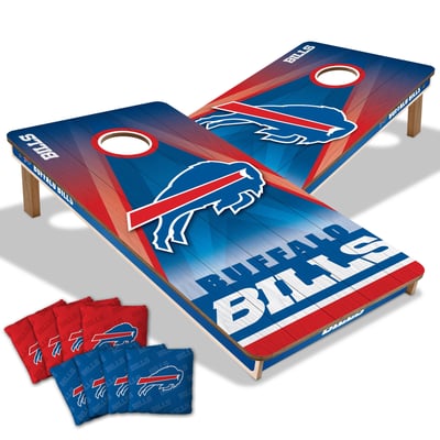 Buffalo Bills 2' x 4' City Scape Wood Cornhole Game with Bags