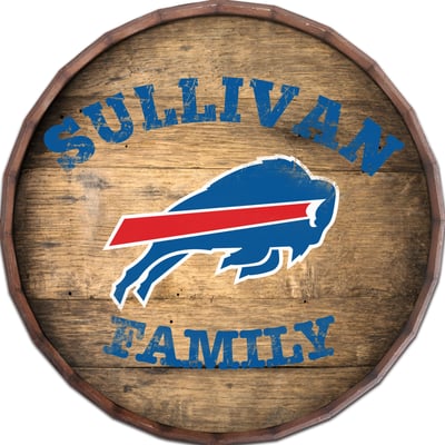 Buffalo Bills 24" Personalized Barrel Top