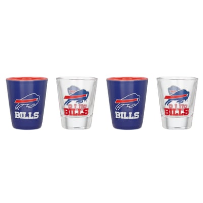 Buffalo Bills Four-Pack Shot Glass Set