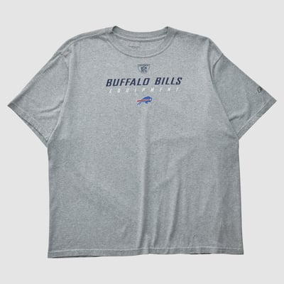Buffalo Bills Reebok 2010s T-shirt - Heather Gray - 2XL by Fanatics Real Vintage