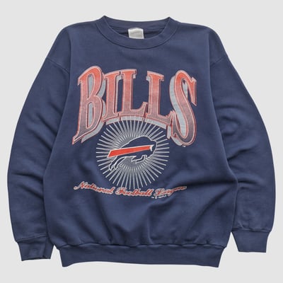 Buffalo Bills Tultex 1992 Pullover Sweatshirt - Navy - XS by Fanatics Real Vintage