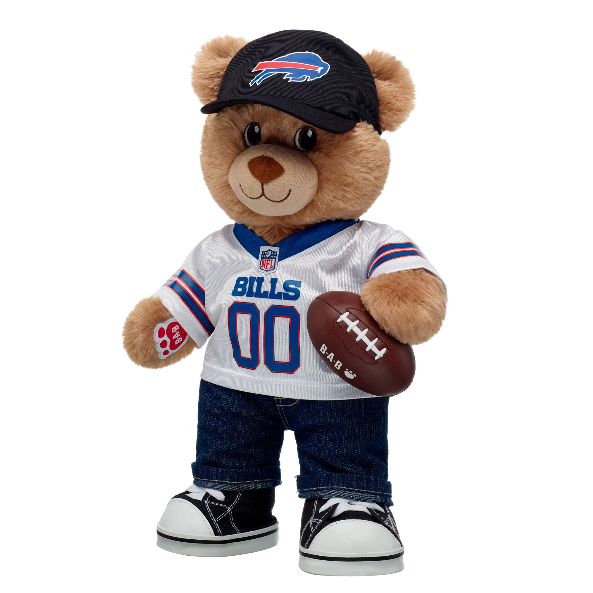 Coffret cadeau ours en peluche Build-A-Bear Buffalo Bills Happy Hugs