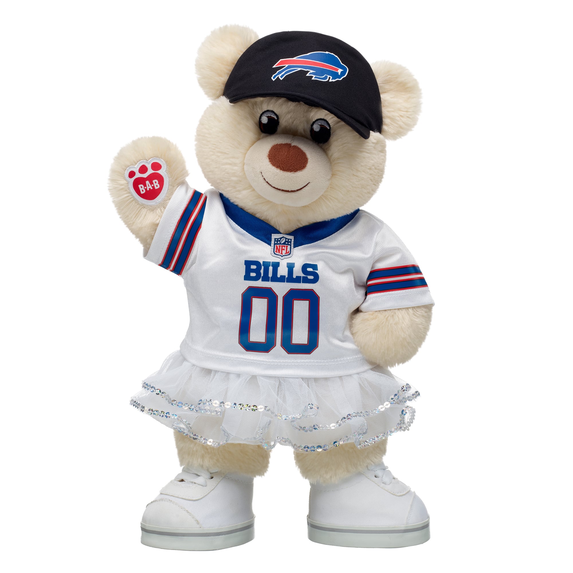 Ours en peluche Build-A-Bear Buffalo Bills Happy Hugs
