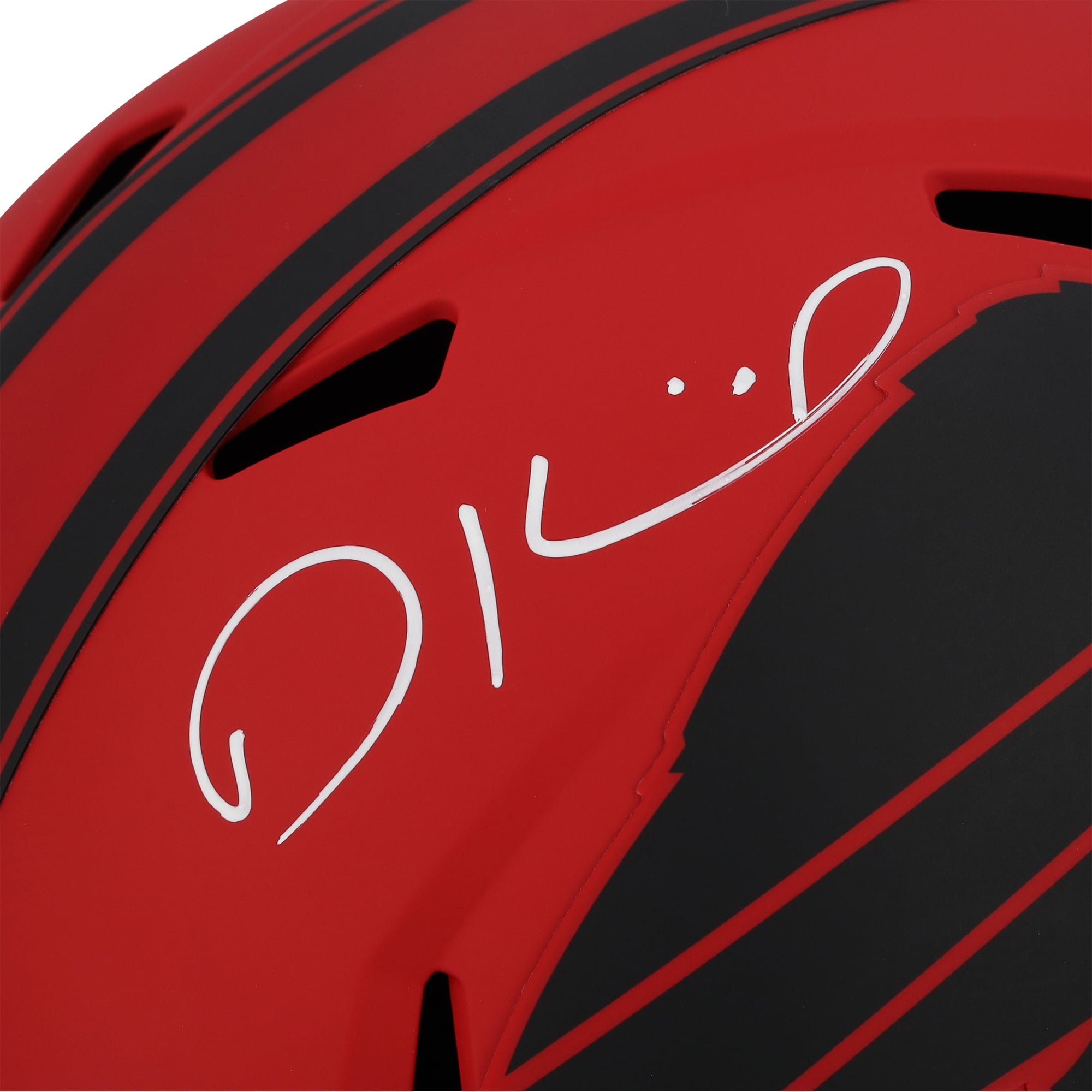 Dalton Kincaid Buffalo Bills Autographed Riddell Rave Speed Replica Helmet