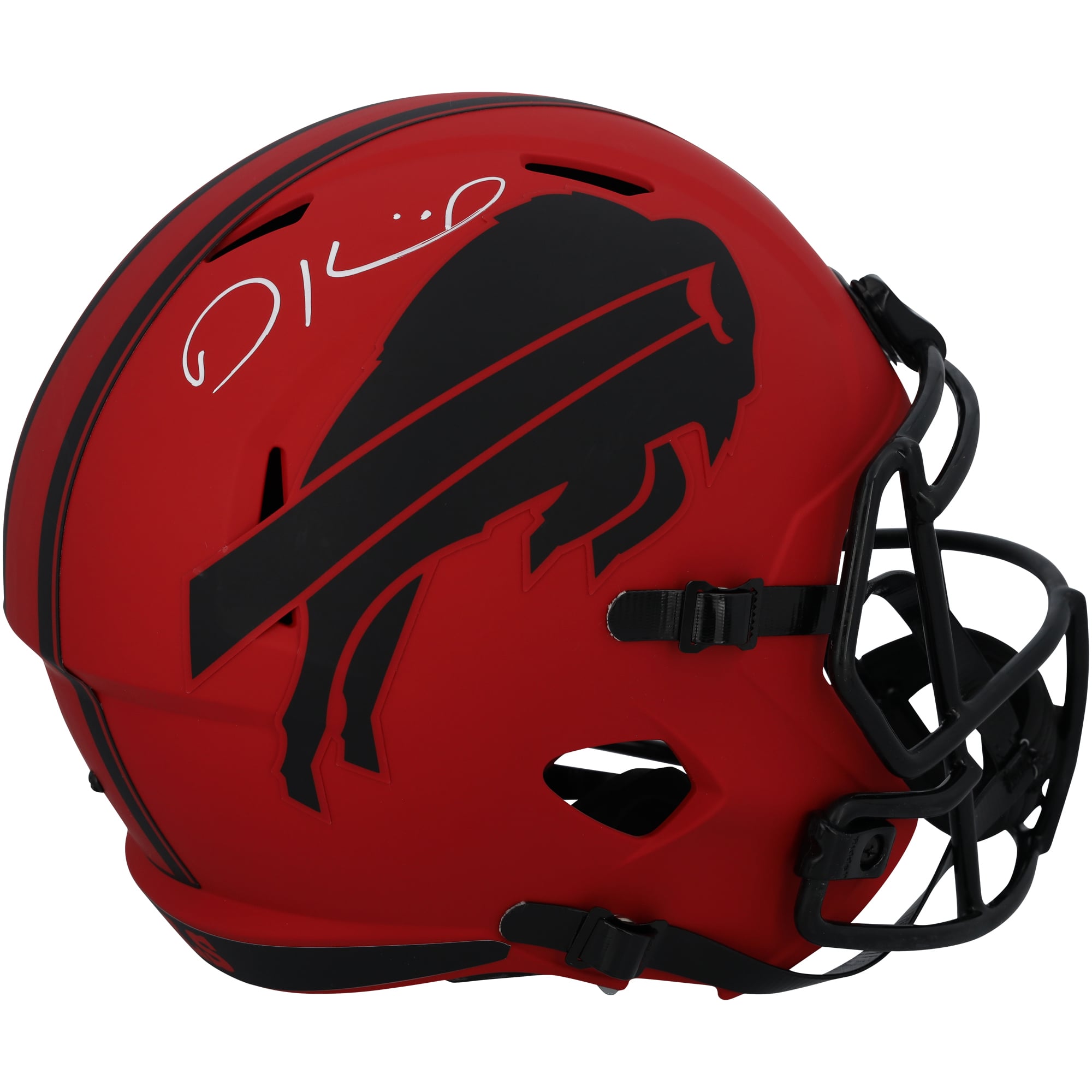 Dalton Kincaid Buffalo Bills Autographed Riddell Rave Speed Replica Helmet