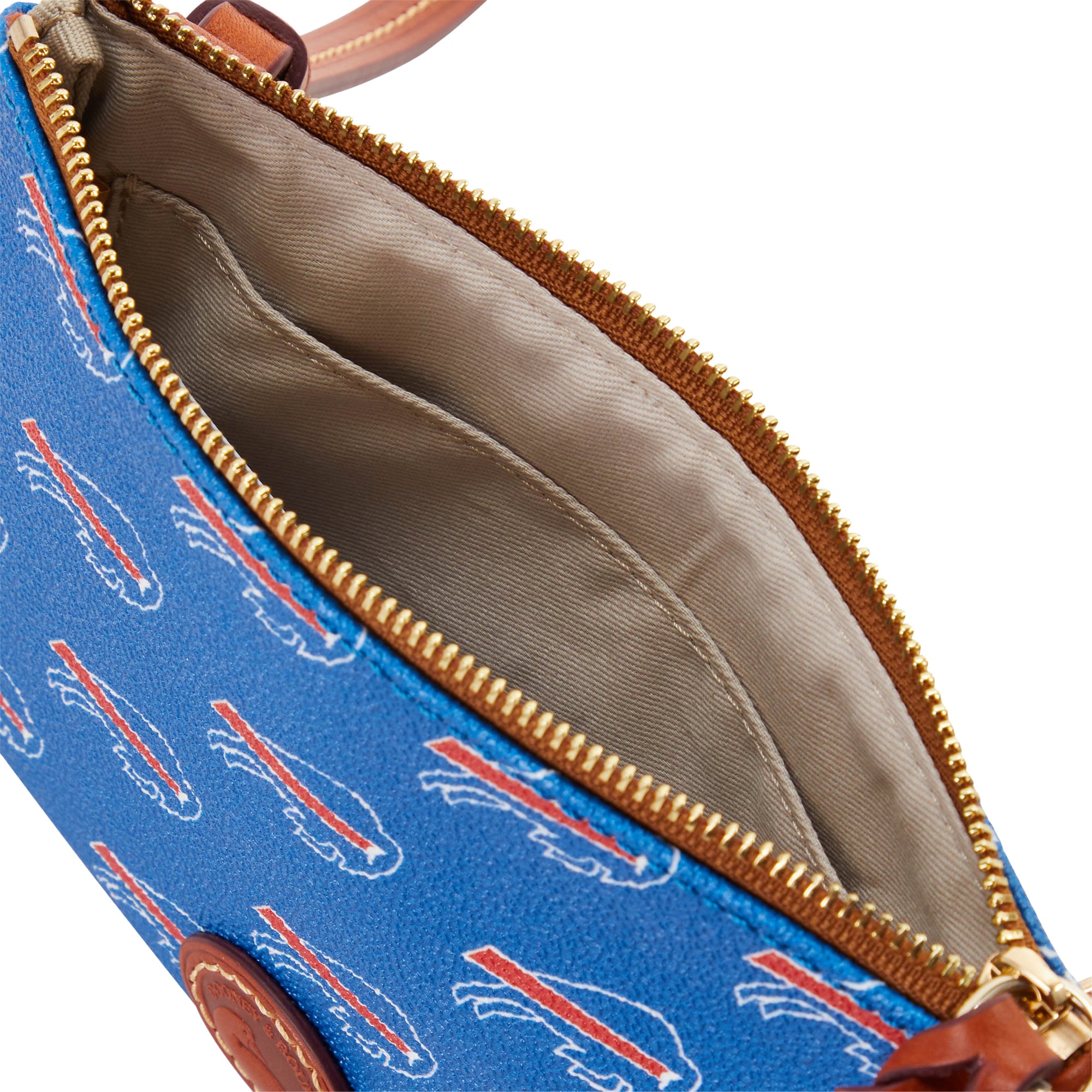 Dooney & Bourke Buffalo Bills Top Zip Crossbody Bag