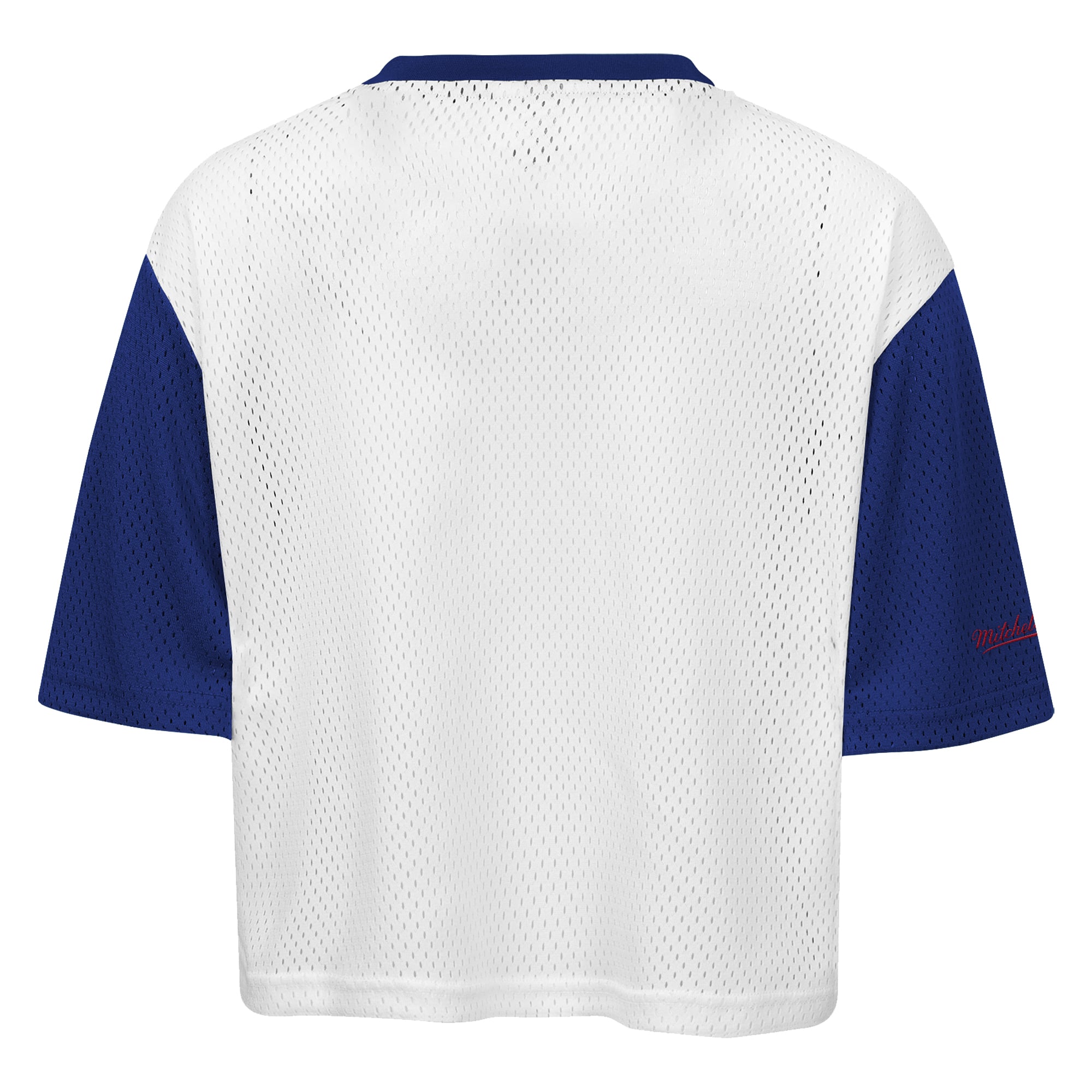 T-shirt court à manches courtes Mitchell & Ness pour filles, motif Buffalo Bills, blanc, les jours de match.
