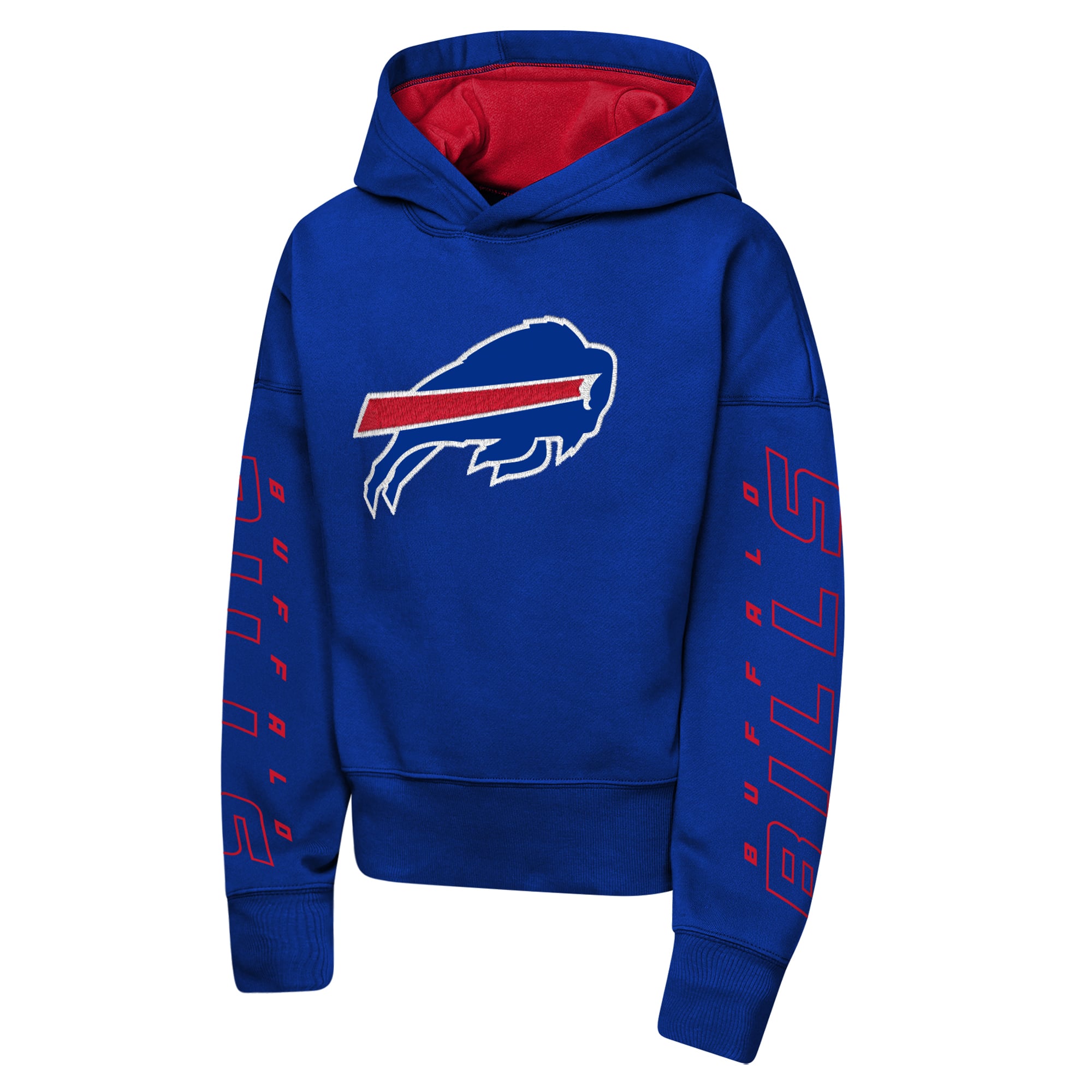 Sweat à capuche Outerstuff Royal Buffalo Bills Miss Tailgate blocs de couleurs pour filles