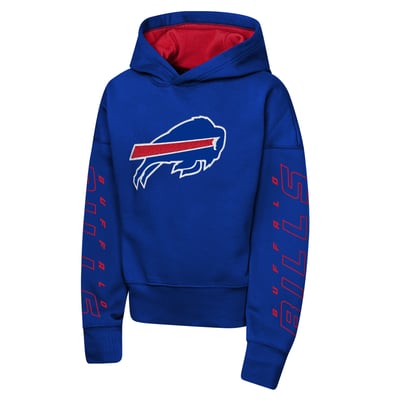 Buffalo Bills Outerstuff Girls Youth Miss Tailgate Color Block Hoodie - Royal
