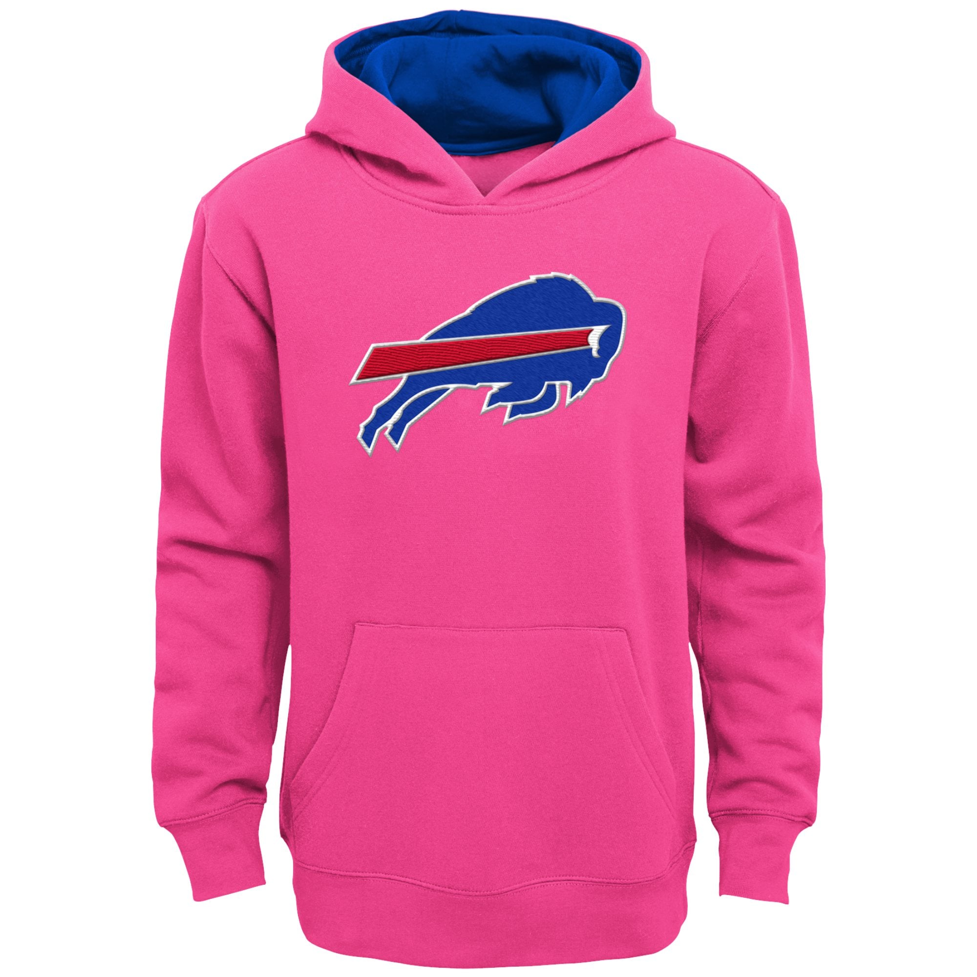 Girls Youth Pink Buffalo Bills Prime Hoodie