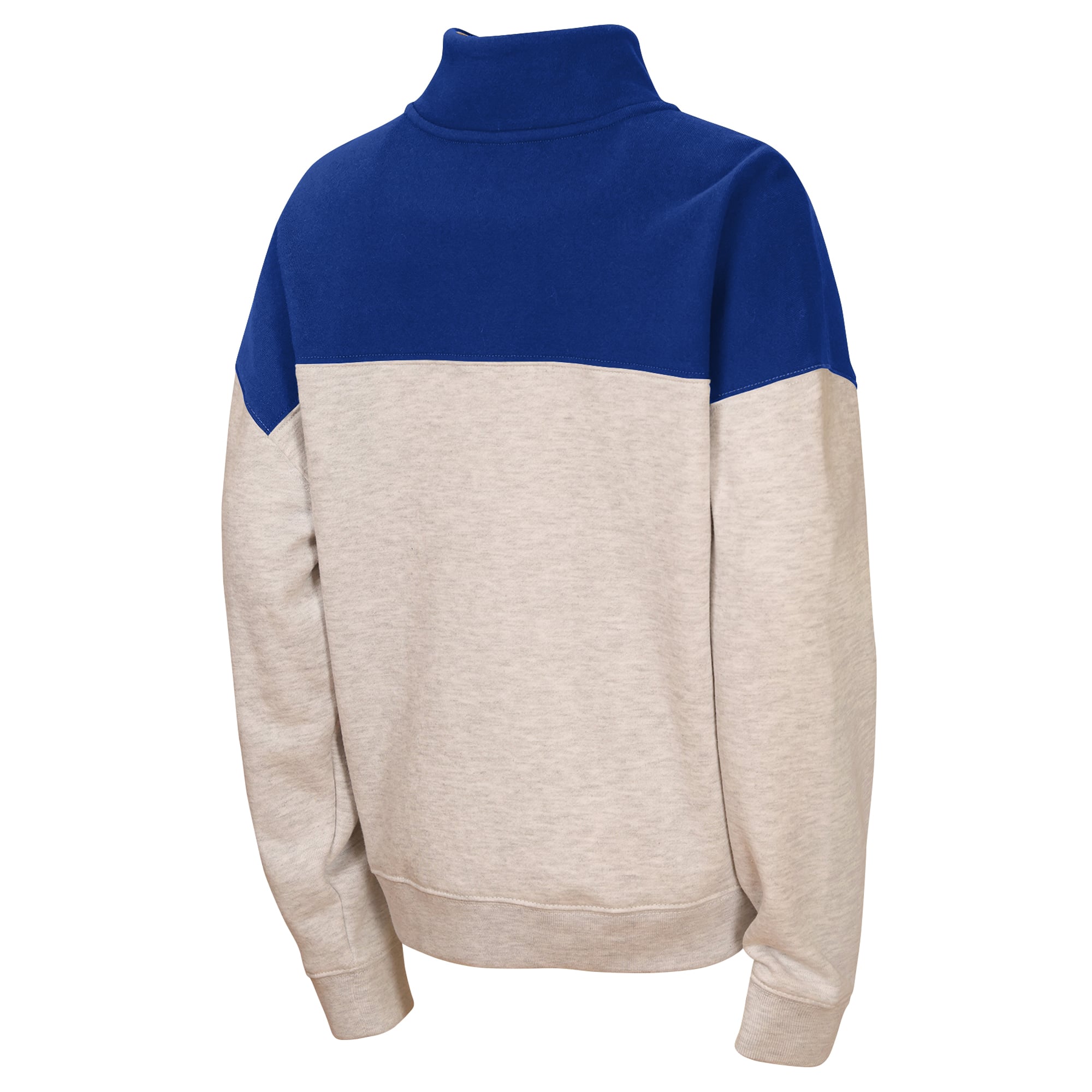 Sweat-shirt à demi-zip gris chiné Buffalo Bills Blitz de la marque Girls Youth WEAR by Erin Andrews