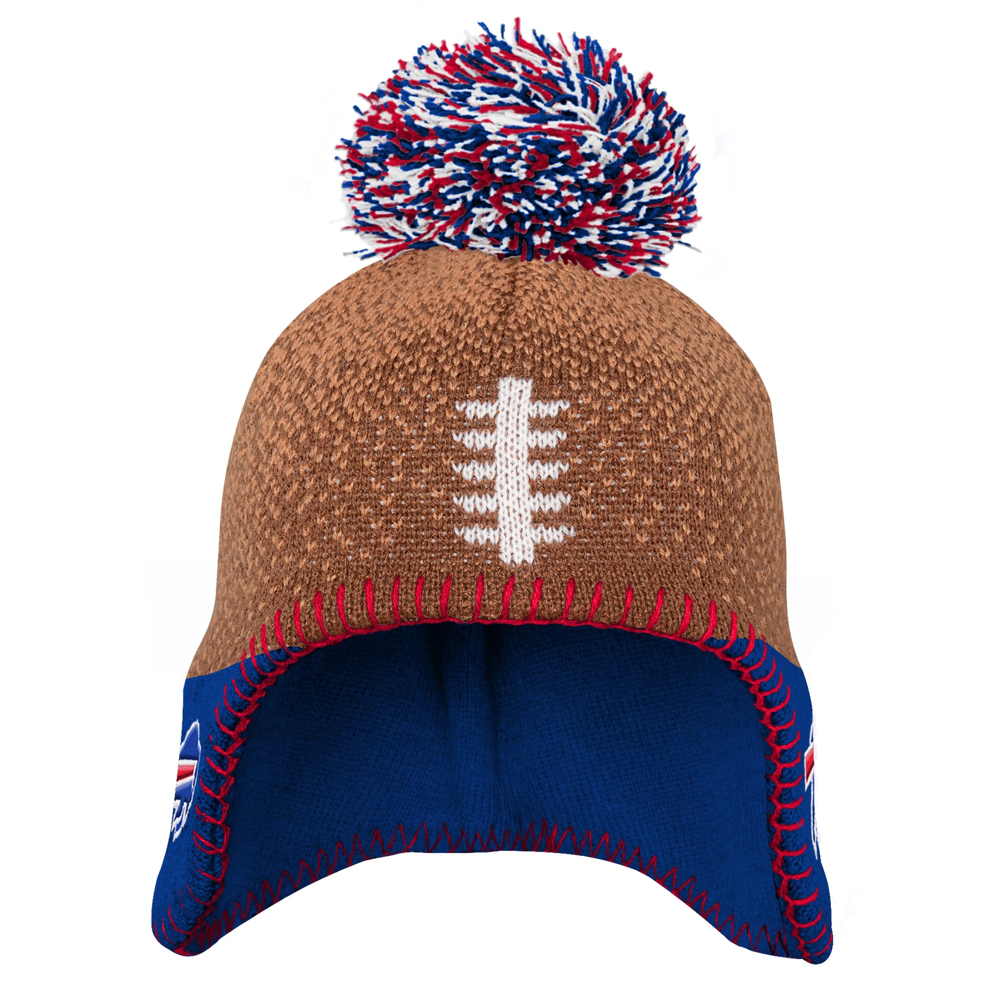 Infant Outerstuff Brown Buffalo Bills Football Head Knit Hat
