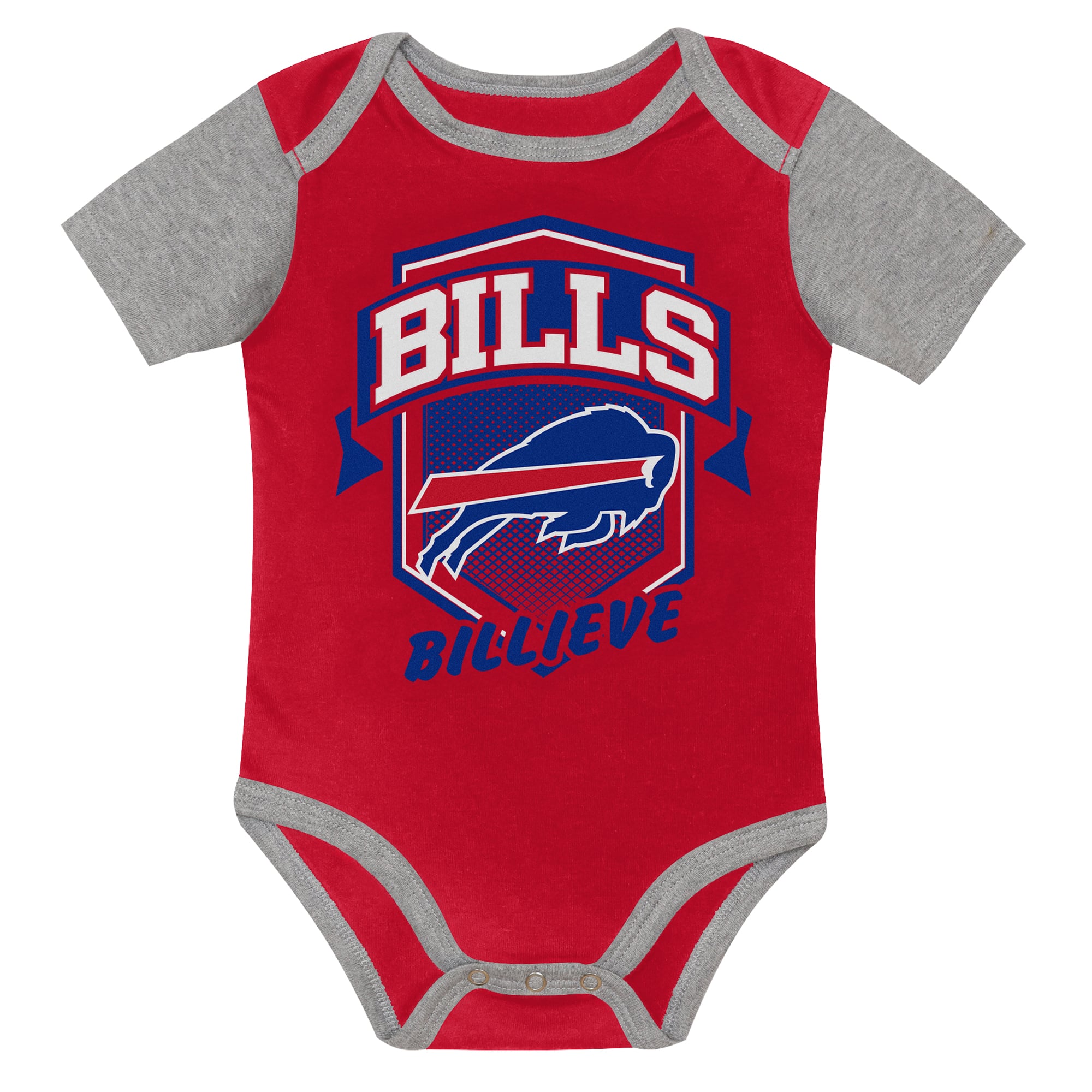 Ensemble de body 3 pièces pour bébé Outerstuff Buffalo Bills, premier choix la ronde