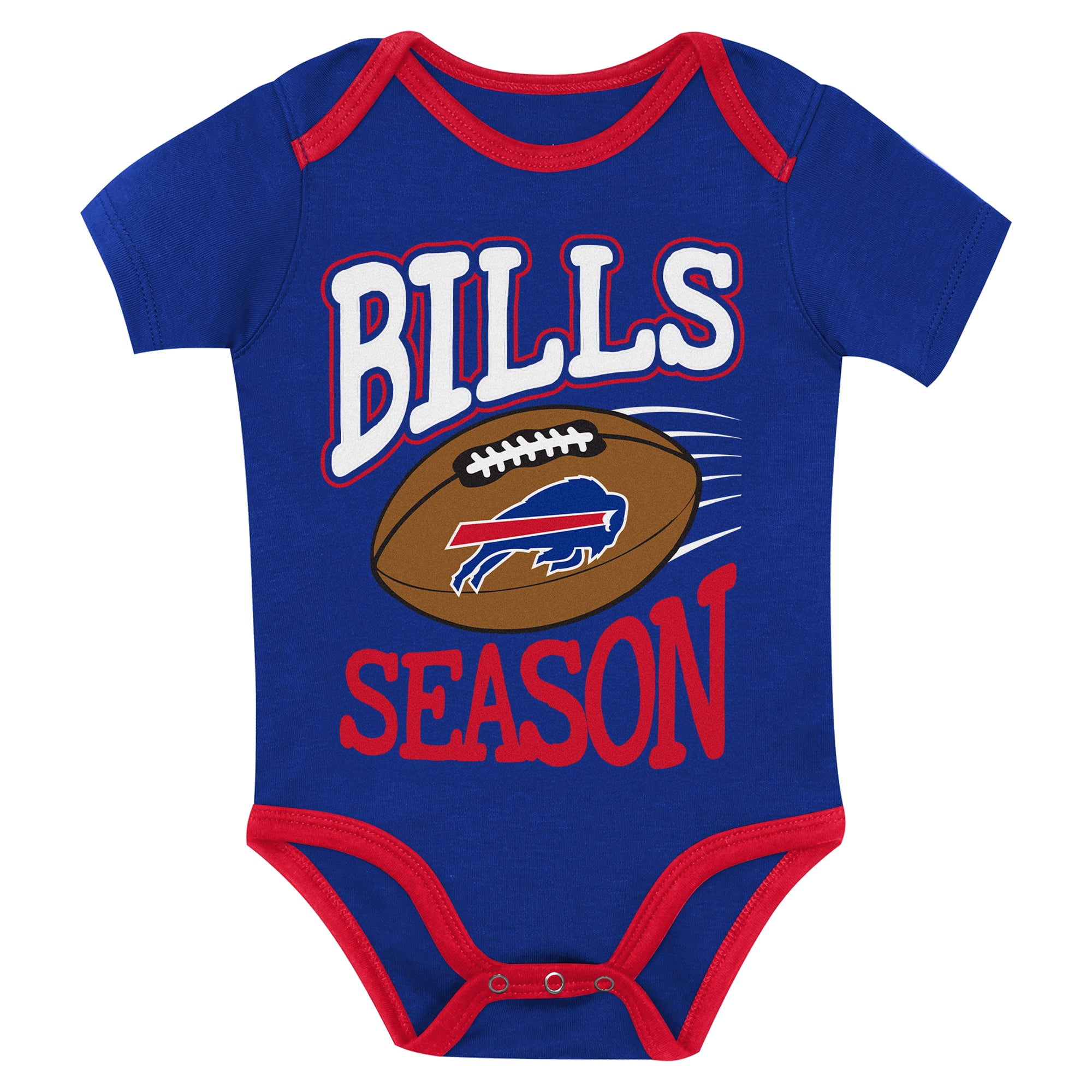 Ensemble de body 3 pièces pour bébé Outerstuff Buffalo Bills, premier choix la ronde