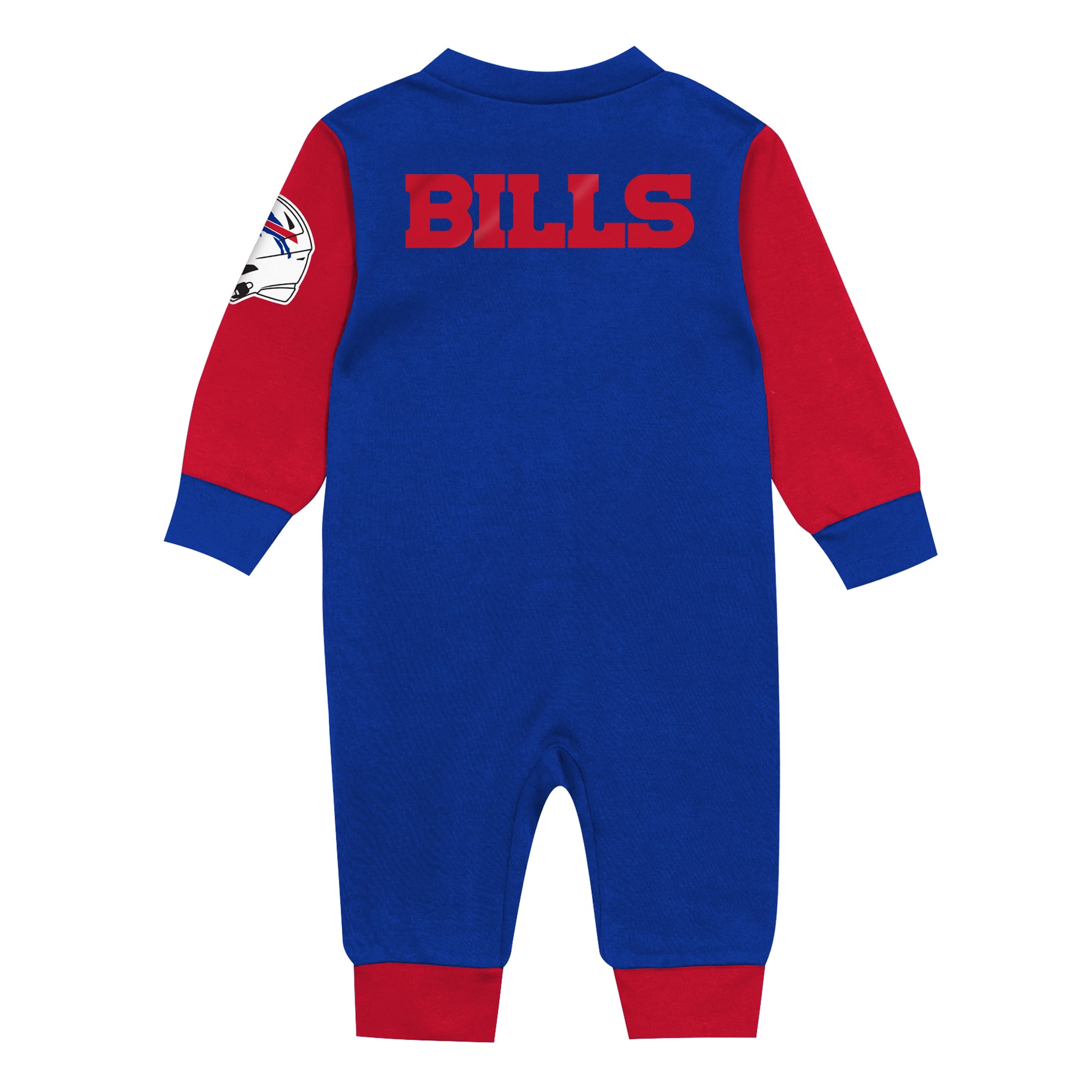 Infant Outerstuff  Royal Buffalo Bills Endzone Snuggle Full-Snap Coverall