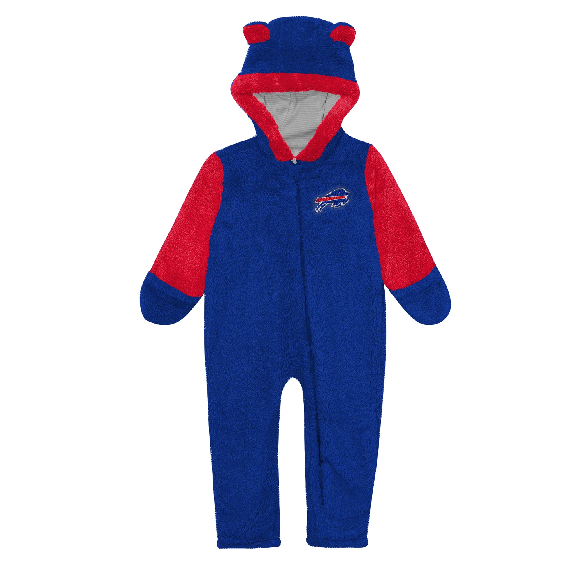 pyjama à capuche zippé pour bébé Outerstuff Royal Buffalo Bills