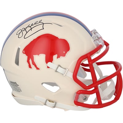 Jim Kelly Buffalo Bills Autographed Fanatics Authentic Riddell Retro Speed Mini Helmet