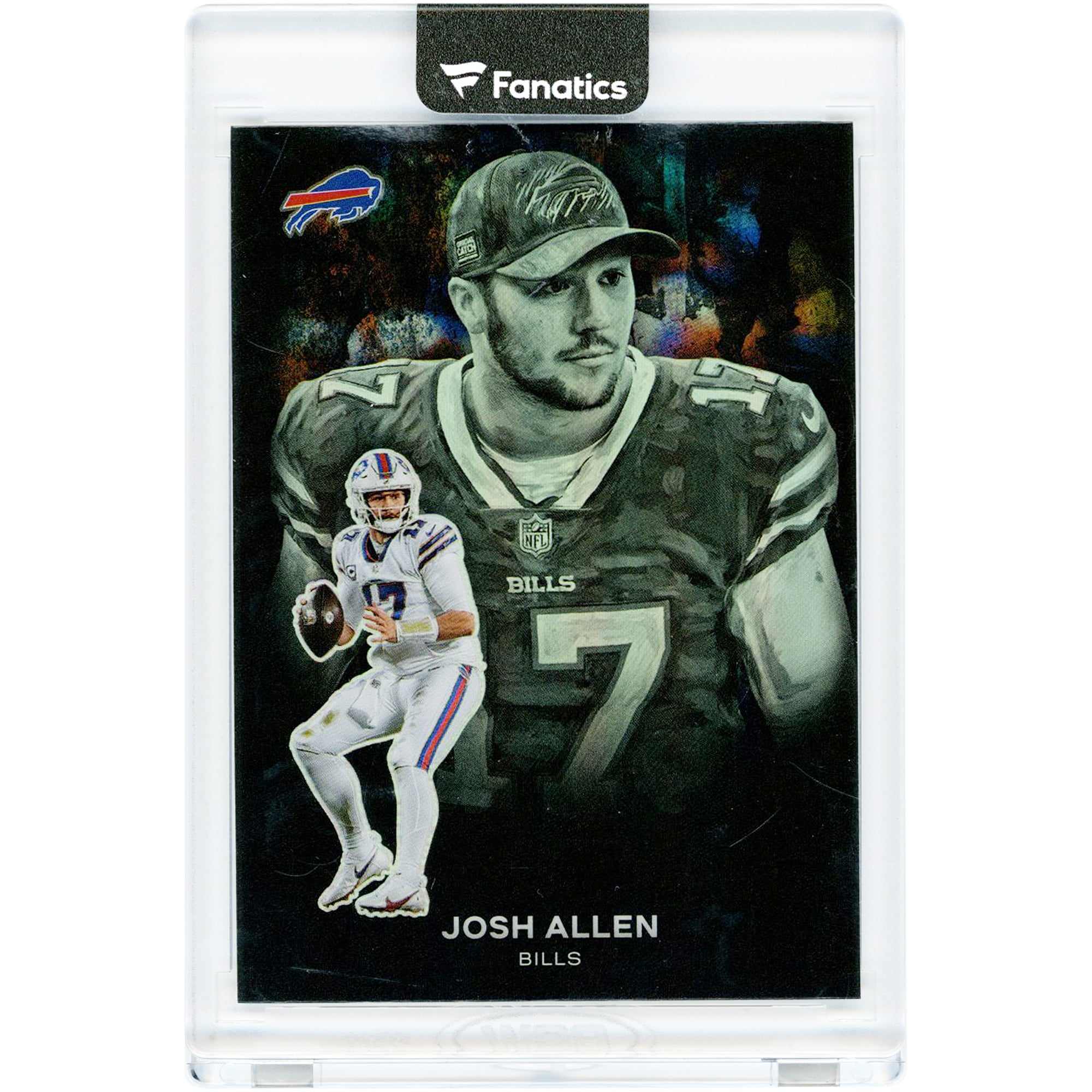 Carte Josh Allen Buffalo Bills 2022 Panini Prizm Profiles Case Hit #P-3
