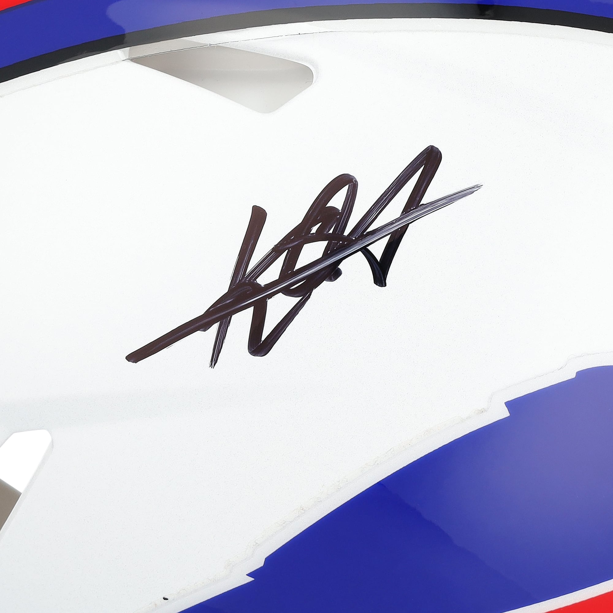 Casque Riddell Speed authentique autographié par Keon Coleman des Buffalo Bills