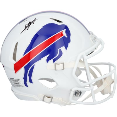 Keon Coleman Buffalo Bills Autographed Fanatics Authentic Riddell Speed Authentic Helmet  