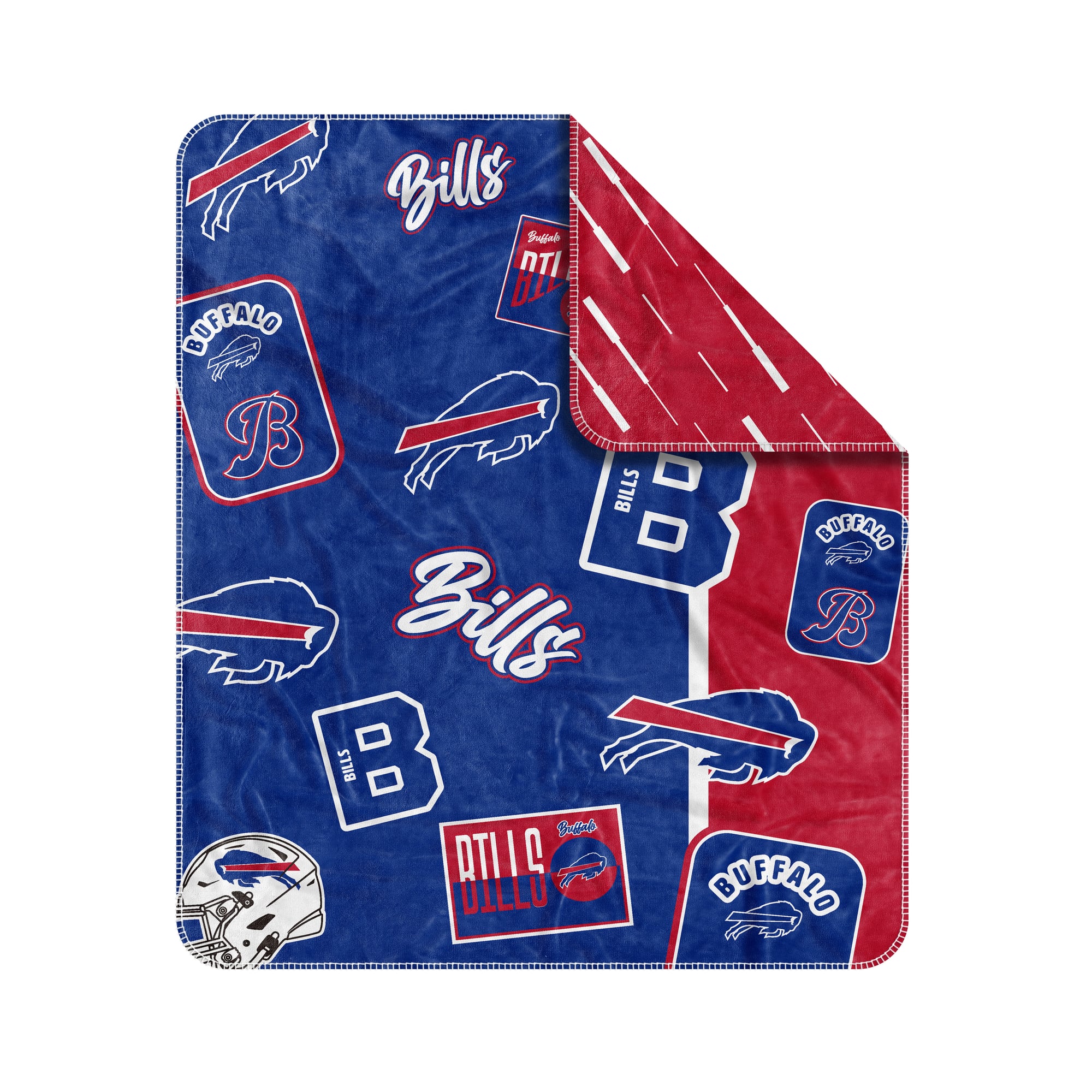 Couverture jetée Logo Brands Buffalo Bills 50" x 60" Dream Weave