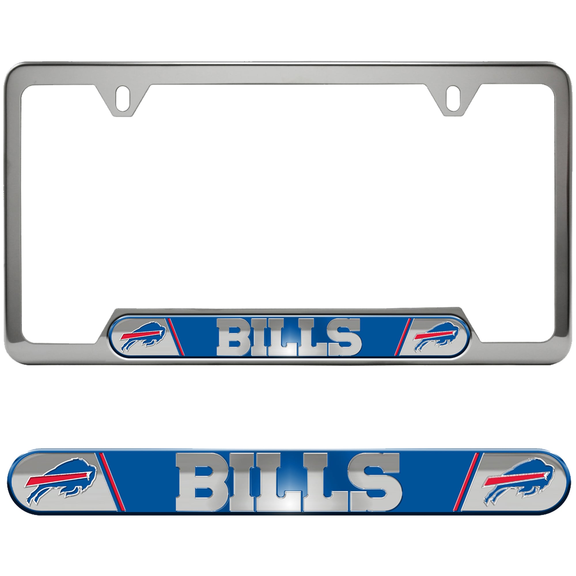 Cadre de plaque d'immatriculation en relief Logo Brands Buffalo Bills