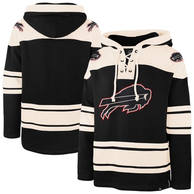 Buffalo Bills '47 Superior Lacer Hoodie - Black
