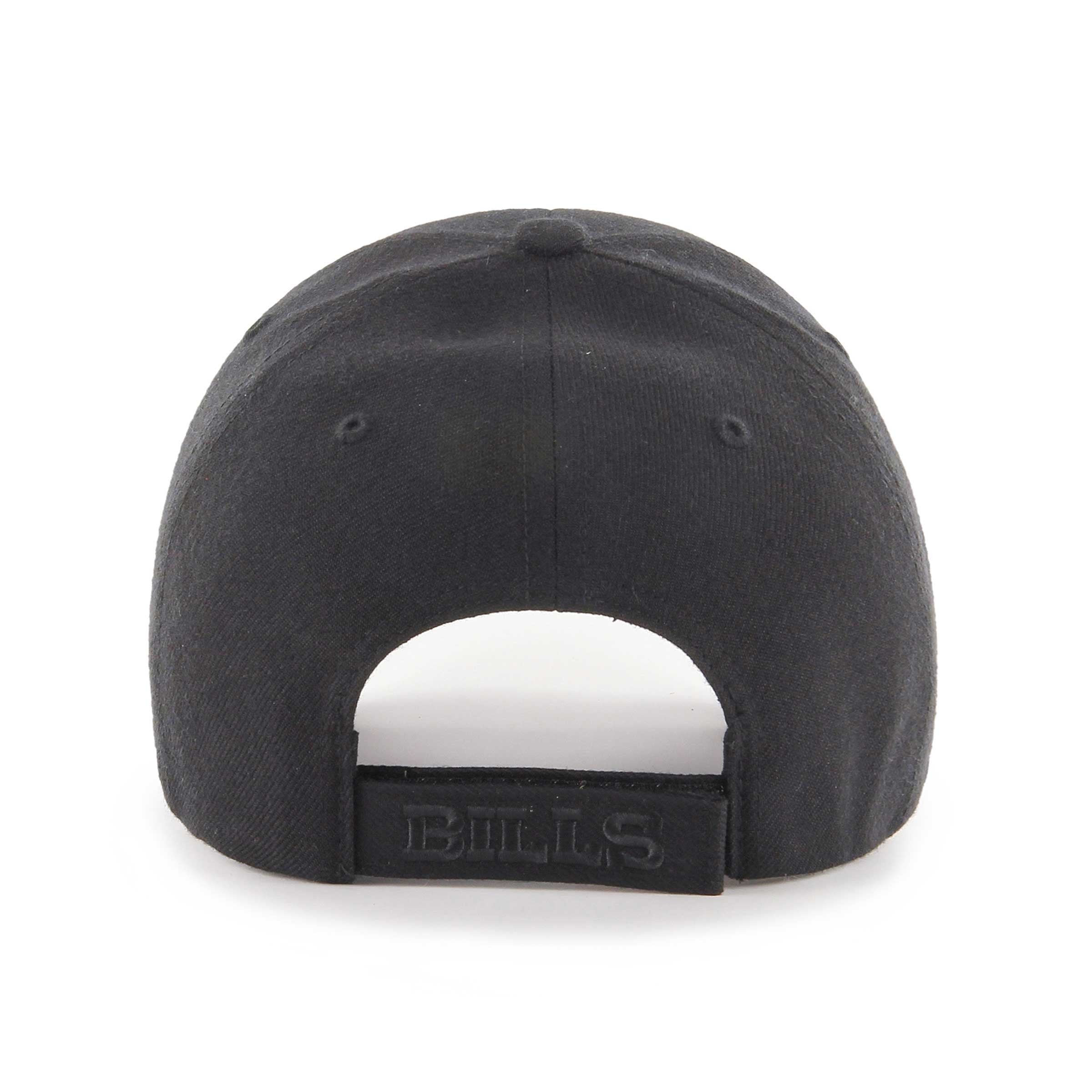 Men's '47 Black Buffalo Bills  Tonal MVP Adjustable Hat