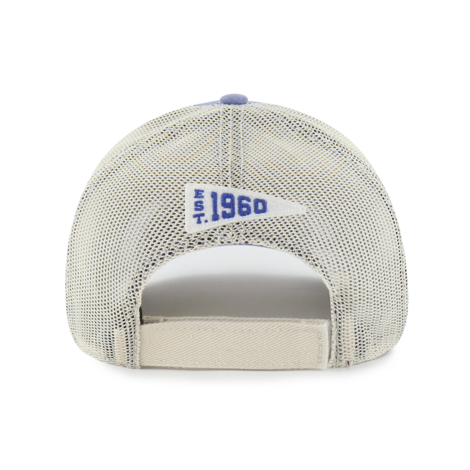 Casquette trucker ajustable pour homme, modèle '47 Blue Buffalo Bills Egremont, usée.