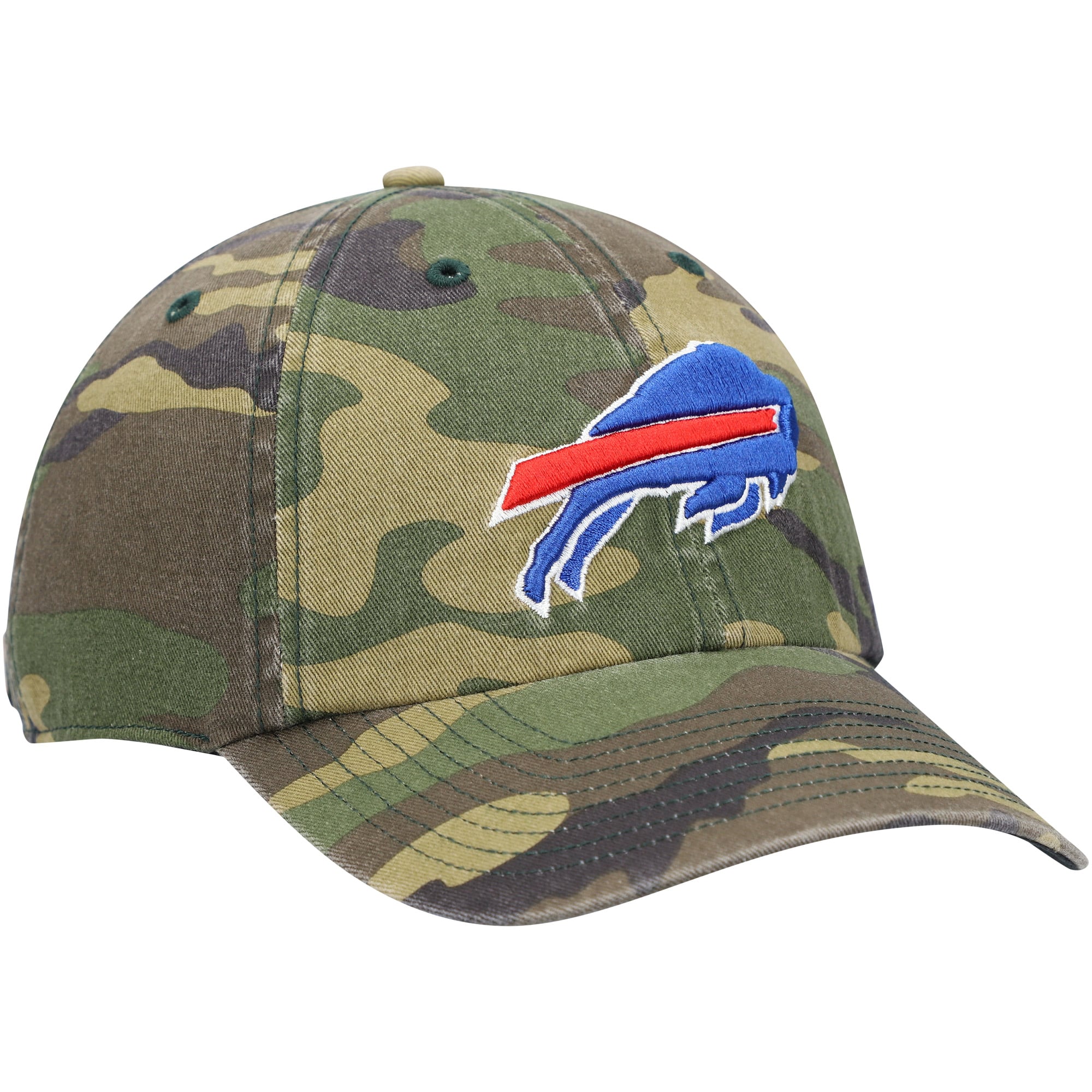 Casquette ajustable pour homme '47 Camo Buffalo Bills Woodland Clean Up
