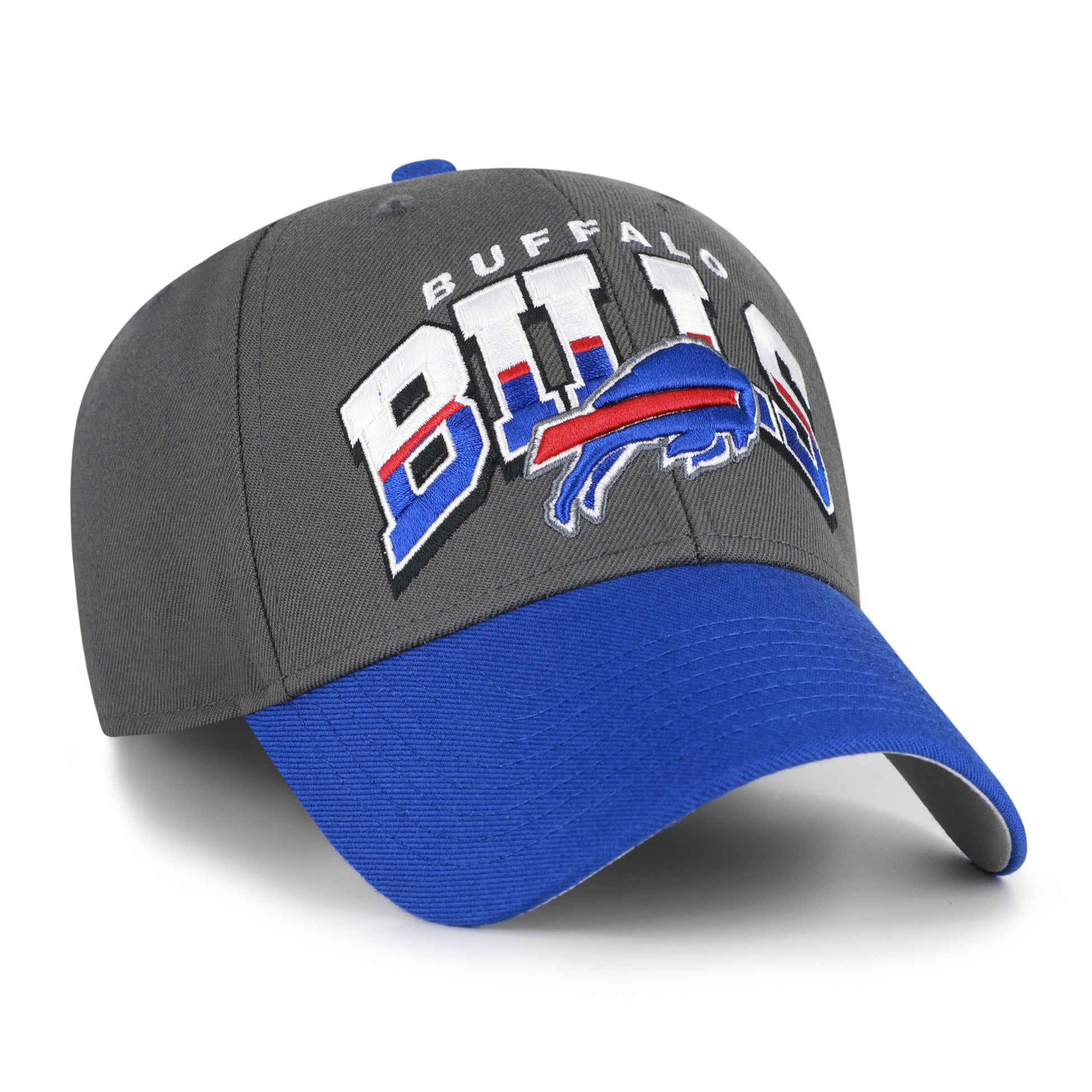 Casquette ajustable Buffalo Bills MVP '47 Charcoal pour homme