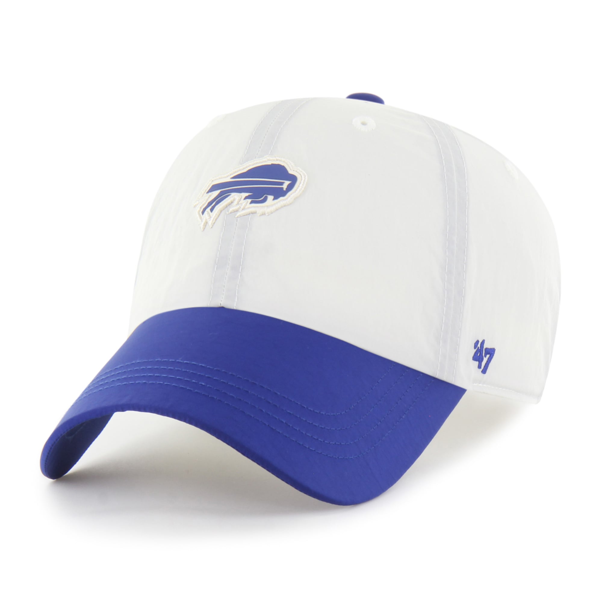 Men's '47 Cream Buffalo Bills Modernia Clean Up Adjustable Hat