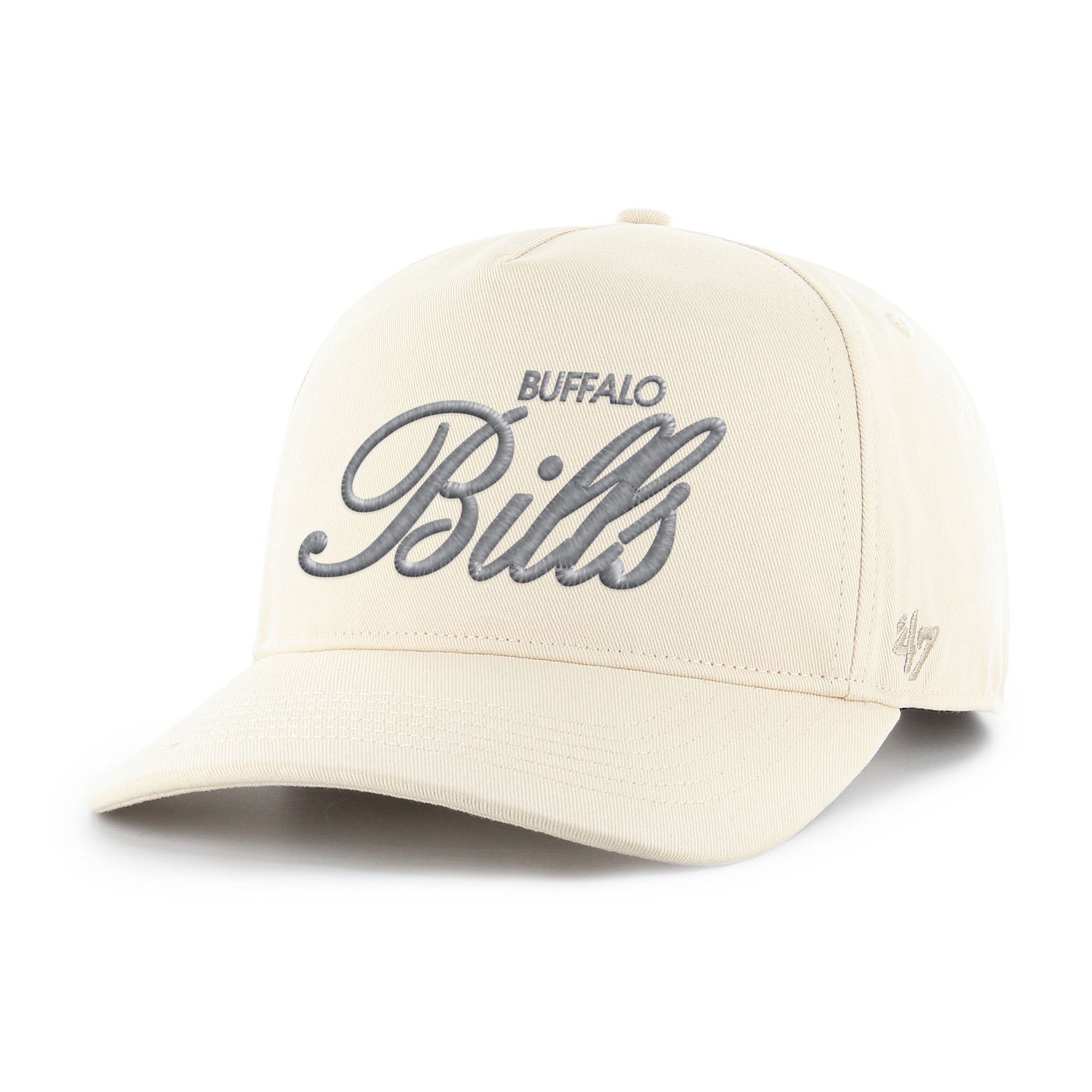 Men's '47 Natural Buffalo Bills Foundational Script Hitch Adjustable Hat