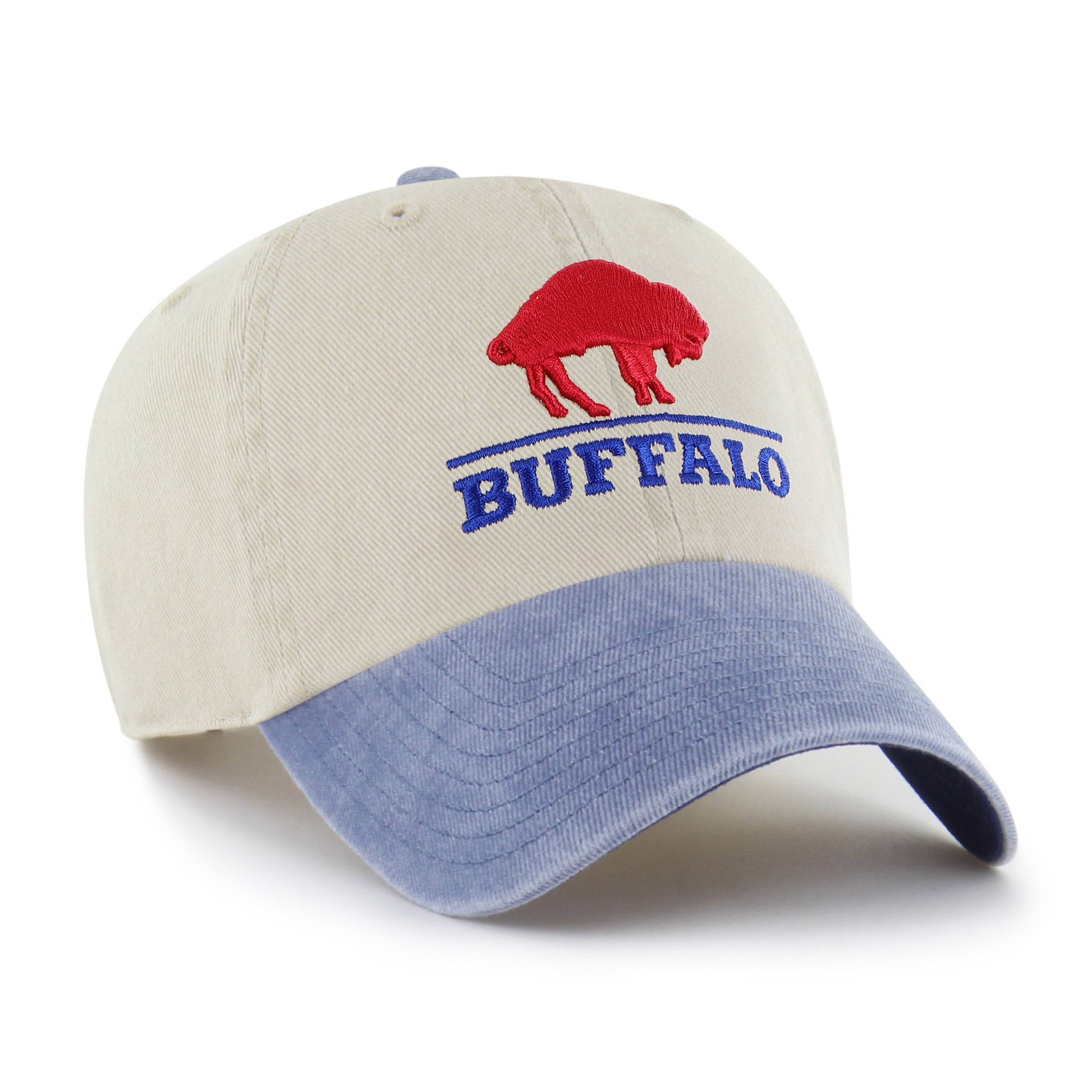 Casquette ajustable Buffalo Bills '47 Natural Throwback Logo Line Clean Up pour homme