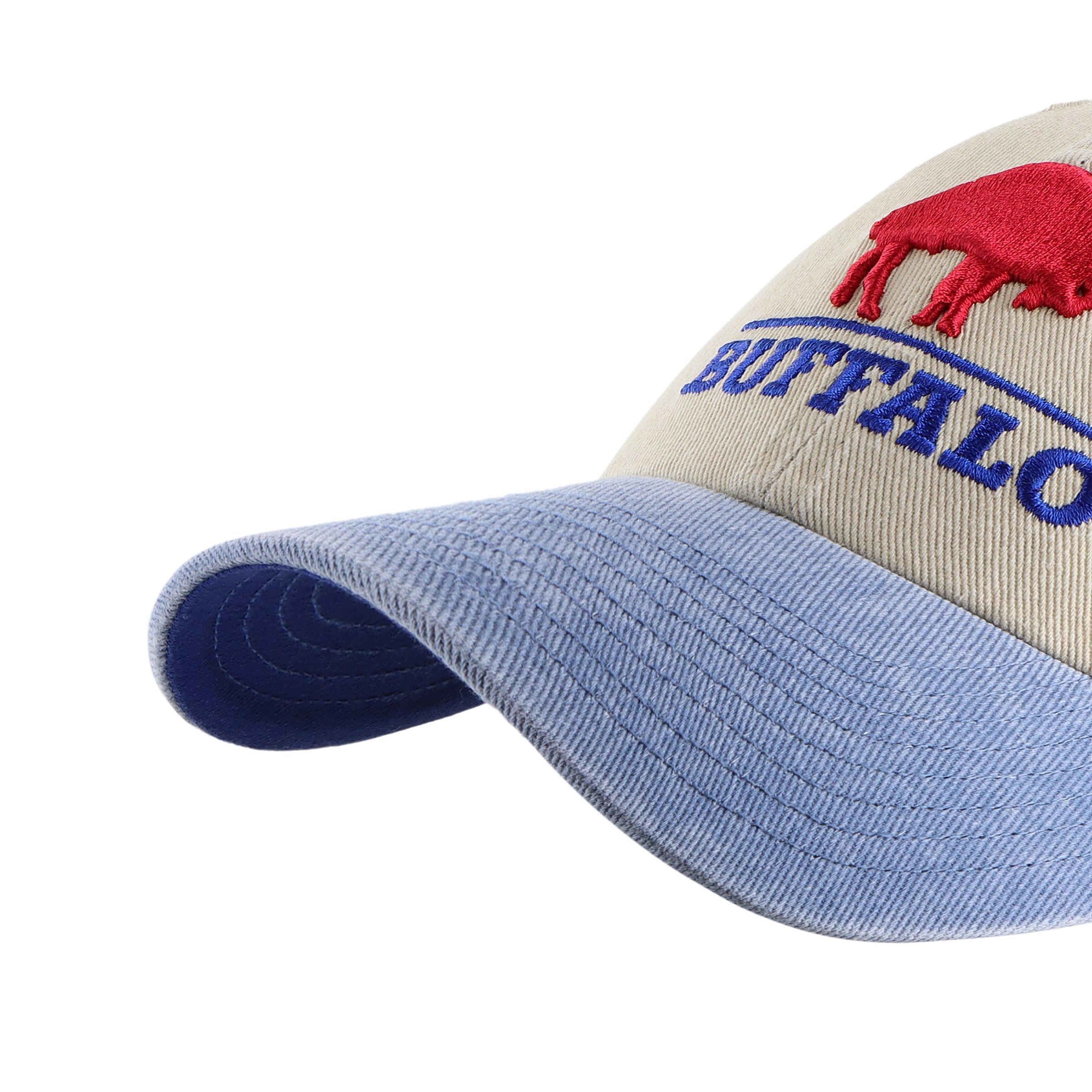 Casquette ajustable Buffalo Bills '47 Natural Throwback Logo Line Clean Up pour homme