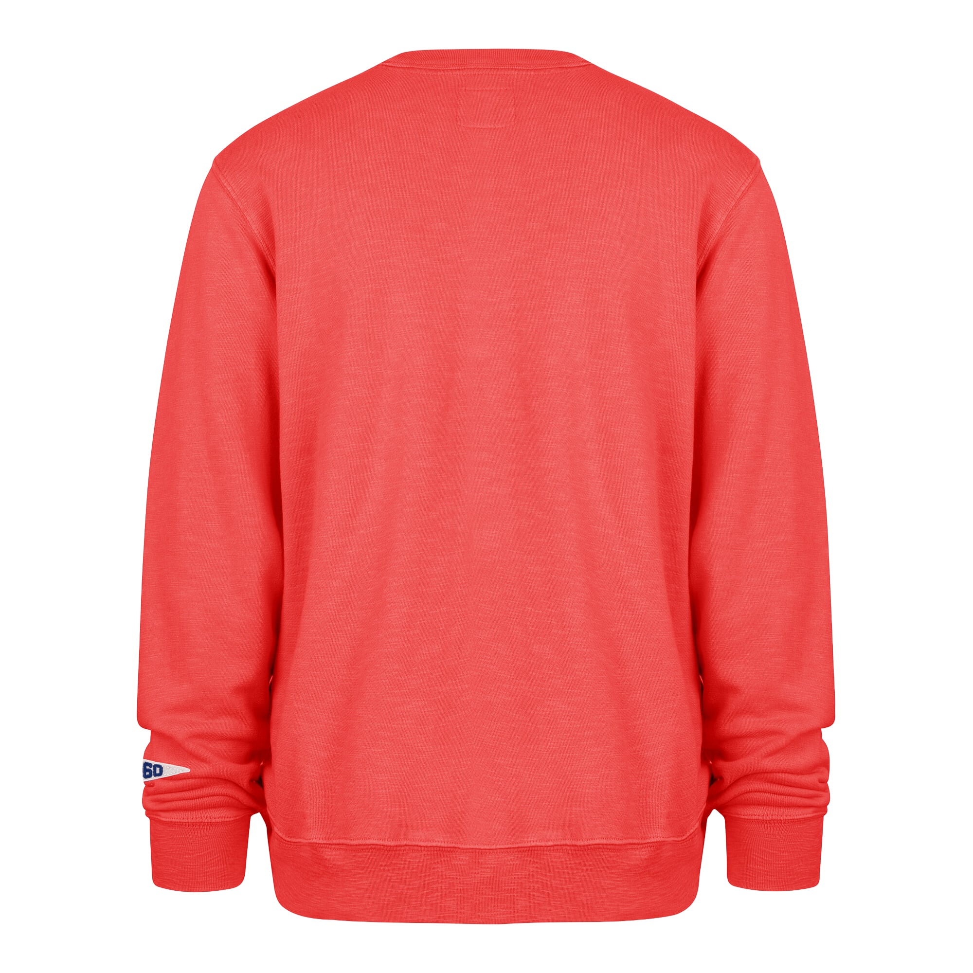 Men's '47 Red Buffalo Bills Calderwood Well Worn French Terry Sweatshirt