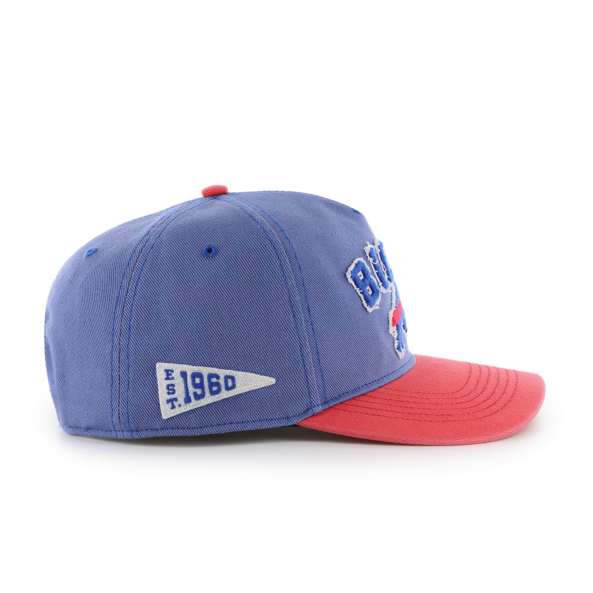 Men's '47 Royal Buffalo Bills Calderwood Well Worn Hitch Adjustable Hat