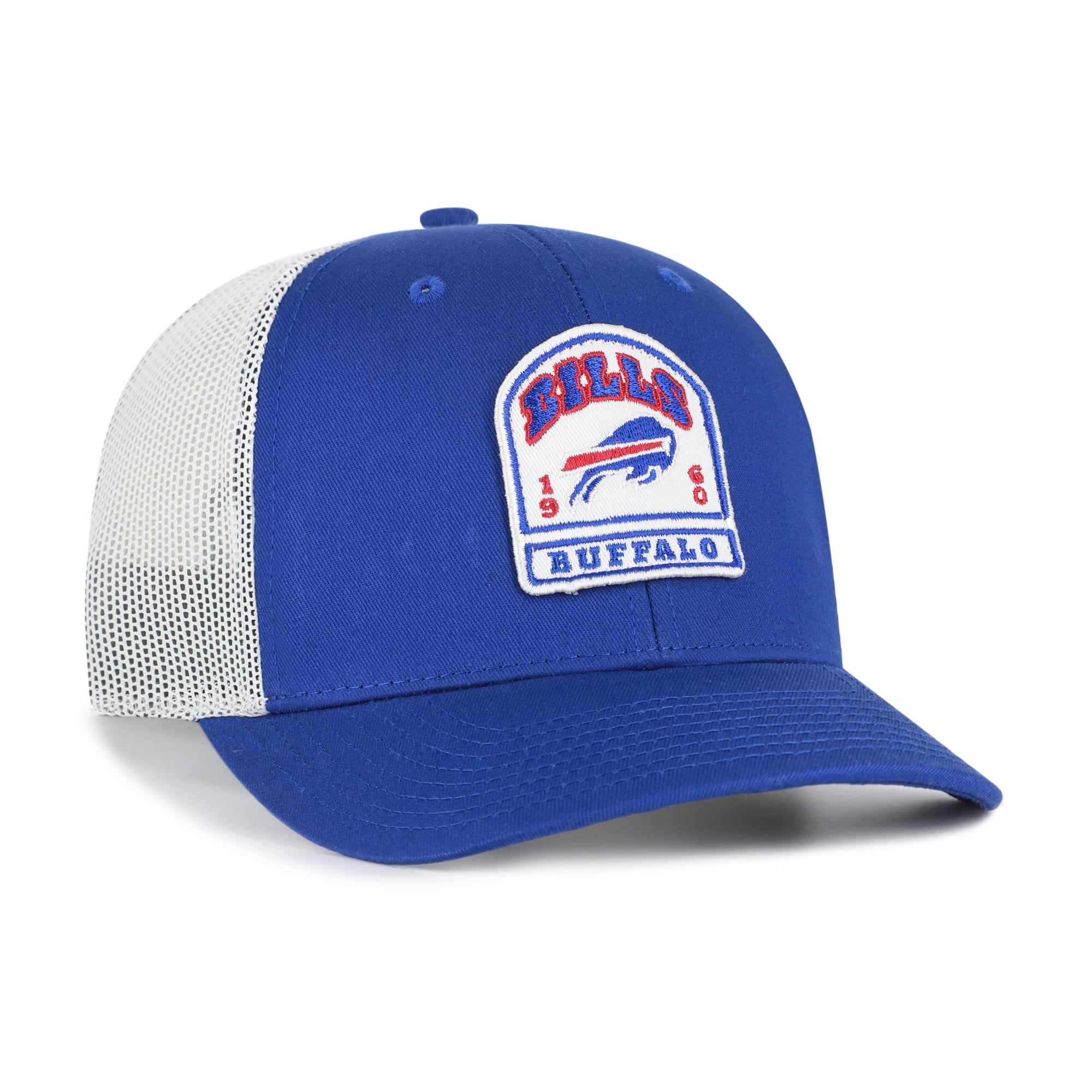 Men's '47 Royal Buffalo Bills Headstone Trucker Adjustable Hat